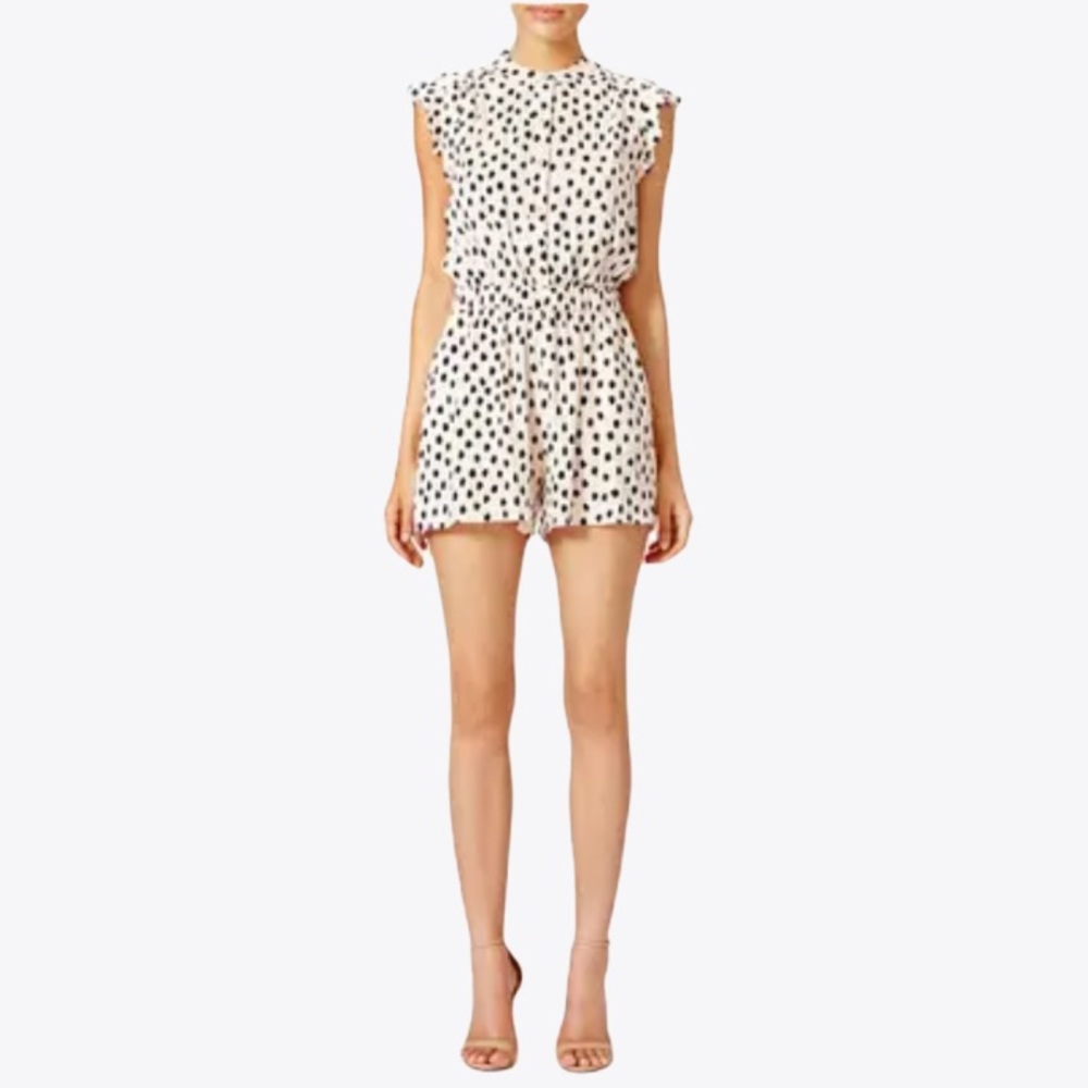 Kate spade Leopard Dot Crepe Women’s Romper - 8/10